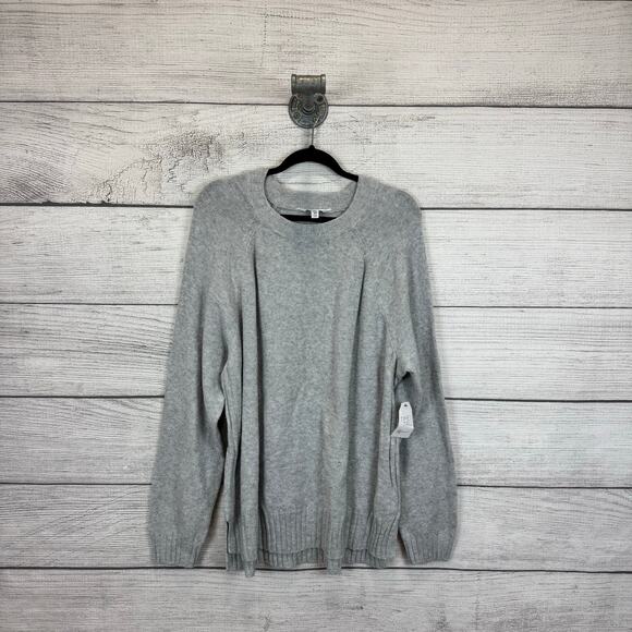 Time & Tru Plus Size Gray Crewneck Soft Sweater Size XXXL - Picture 1 of 7